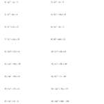 16 Factoring Worksheets Algebra II Worksheeto