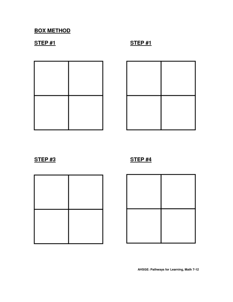 16 Multiply Polynomials Box Method Worksheet Worksheeto