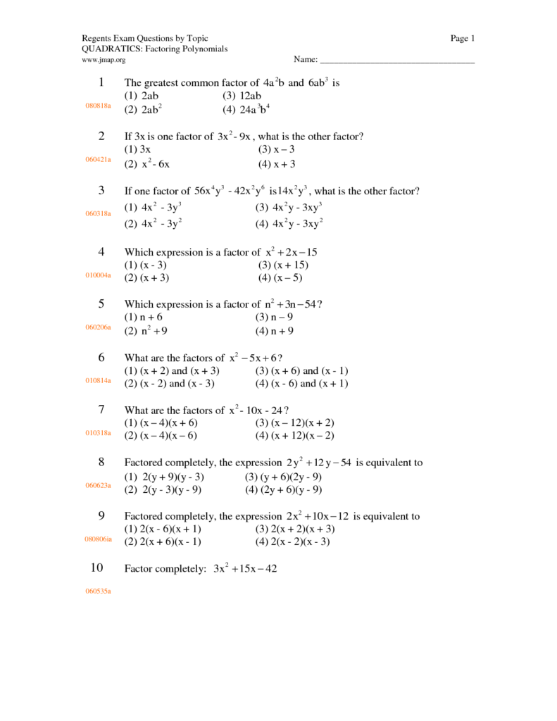 17 Polynomial Worksheets Printable Worksheeto