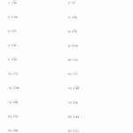 50 Simplifying Radicals Worksheet 1 Chessmuseum Template Library