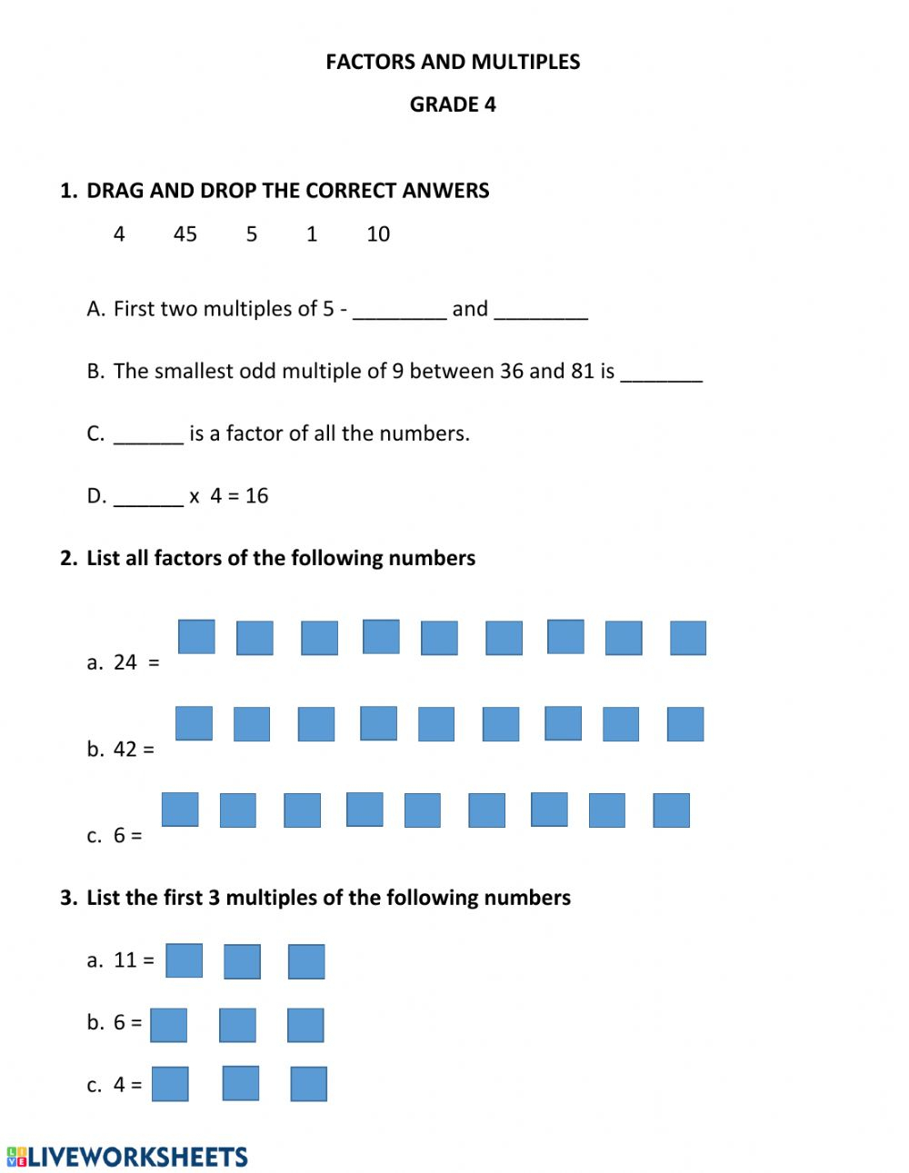Class 5 Factors And Multiples Worksheets Times Tables Worksheets Class 5 Factors And Multiples Worksheets Times Tables Worksheets