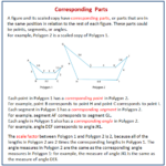 Corresponding Parts And Scale Factors
