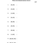 Determining Factors And Multiples Worksheets Worksheets Key