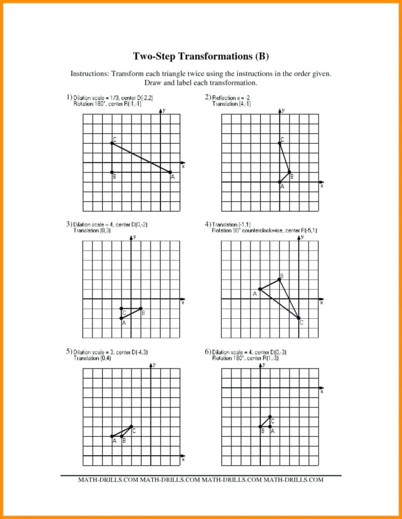 Dilations Worksheet Answer Key Db excel
