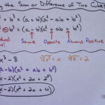 Factoring The Sum Or Difference Of Two Cubes College Algebra High