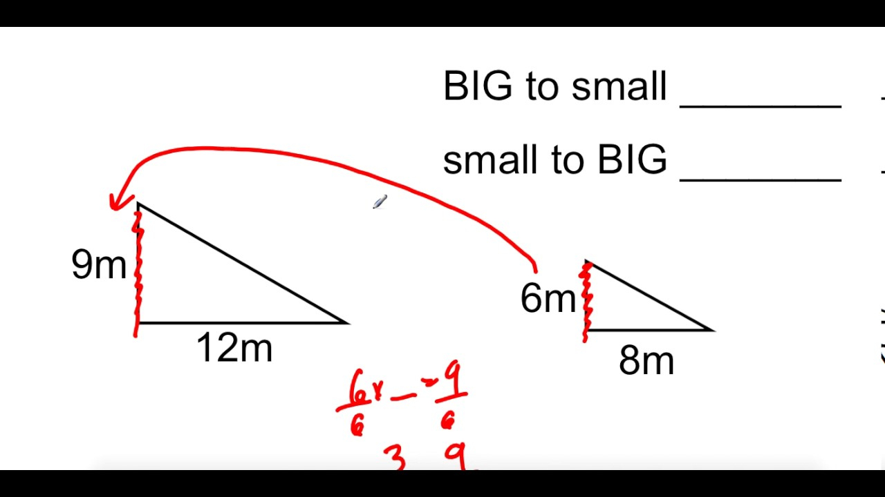 Finding Scale Factor Worksheet Finding Scale Factor Worksheet