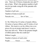 Greatest Common Factor Word Problems GCF Worksheet