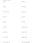 Greatest Common Factor Worksheet You Calendars Https www