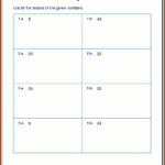 Prime Number Worksheets For Grade 6 Worksheet Resume Template