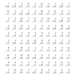 The Multiplication Facts To 144 No Zeros No Ones A Math Worksheet Fr