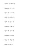 The Subtracting And Simplifying Linear Expressions C Math Worksheet