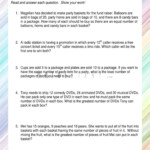 Word Problems Multiples And Factors Worksheets Math Worksheets