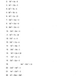 15 Factoring Trinomials Practice Worksheet Worksheeto