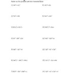 20 Multiplying And Factoring Polynomials Worksheet Worksheet From Home