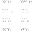 2021 Kuta Software Llc Algebra 2 Answers Solving Quadratic Equations