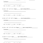 30 End Behavior Of Polynomial Functions Worksheet Worksheets Decoomo