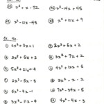 30 Factoring Worksheet Algebra 2 Education Template