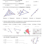 Dilation And Scale Factor Worksheet Answers Db excel