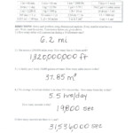 Dimensional Analysis Worksheet Answer Key Educational Worksheet