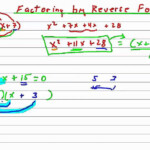 Factoring Reverse Foil Prt 1 YouTube
