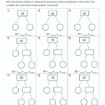 Factoring Worksheets Factor Tree Worksheets Page Goodwin Harry