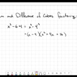 Factoring X Cubed Minus 64 YouTube