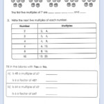 Factors And Multiples Worksheet Grade 4