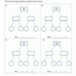 Fill In The Factor Tree Worksheets 99Worksheets