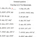 Greatest Common Factor Homework Help The Largest Factor Shared By Two