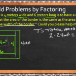 Polynomial Word Problems Worksheet