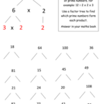 Prime Factorization Worksheet 6th Grade Worksheet List
