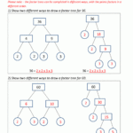 Prime Factorization Worksheet Pdf Word Worksheet