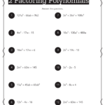 16 Algebra 1 Factoring Puzzle Worksheets Worksheeto